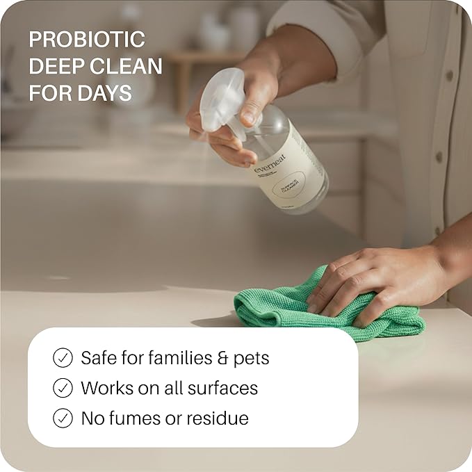 Everneat Surface Cleaner Concentrate (Refill) Lift / 4 Refills (4oz) | Aluminum Bottle…