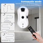 Window Cleaning Robot, Window Cleaner Robot Auto Spray, Automatic Cleaning with Intelligent Path Planning, 5600Pa Suction Power, Edge Detection Technology, Remote Control