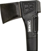 ARES 45006 – 18-Inch Splitting Axe – Lightweight Fiberglass Handle Construction – High-Carbon Steel Blade Head – Gardening, Hiking, and Outdoor/Adventure Applications