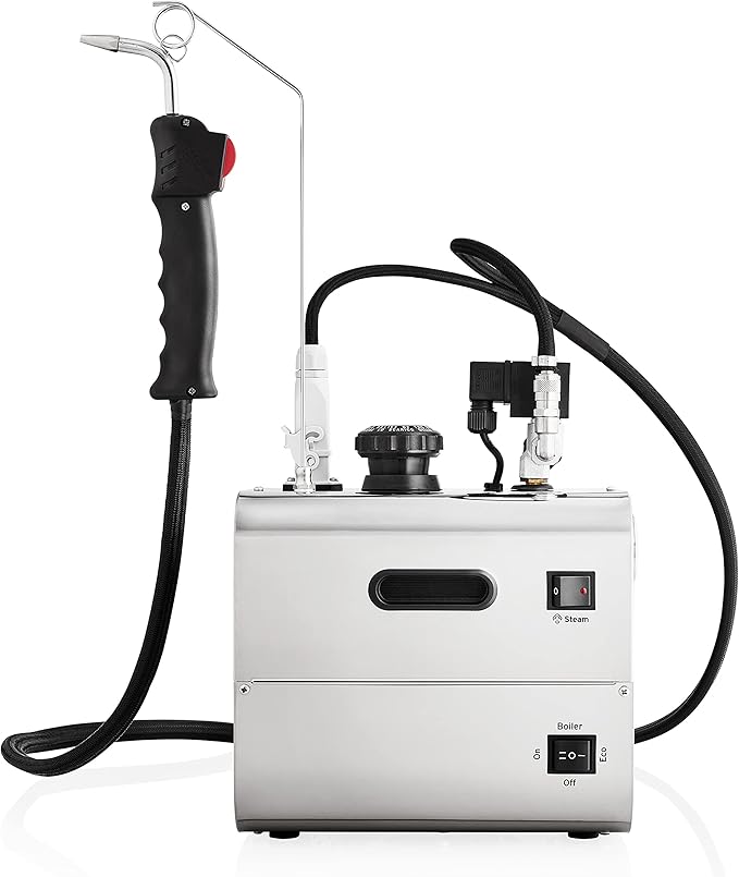 Reliable 5100CD Dental Steam Cleaner, 2.2L Stainless Steel Boiler, 3.5 Bar Operating Pressure, 1000W External Long-Life Heating Element, Eco Mode Saves Up To 33% of Energy, 1.9L Nominal Water Capacity