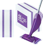 42Count Disposable Wet Pads Refill for Swiffer Wet Jet Spray Mop,Wet Jet Pads for All Floor Types,Disposable Multi Surface Wet Jet Hardwood Floor Cleaner for swiffer Wet Pads Refill