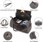 seyfocnia Convertible Travel Garment Bag,Carry on Garment Duffel Bag for Men Women - 2 in 1 Hanging Suitcase Suit Business Travel Bag