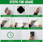22 Pcs Drywall Repair Kit with 16x16x1/2" Drywall Repair Panel, Sheetrock Hole Patch Kit with Wall Patching Paste, Sanding Block, Putty Knives, to Fill Large Holes for Home Wall Surface Ceiling