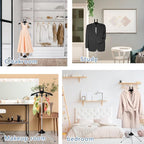 32-63 Inch Garment Steamer Rack & Garment Ironing Glove for Clothes Adjustable Steamer Stand for Clothes Adjustable Garment Hanger Standing Foldable Iron stand with Ironing Glove for Steaming Clothes