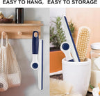 Window Squeegee for Glass Doors，All-Purpose 9.7” Window Cleaning Squeegee, Handheld for Windows, Car Windshields & More，Grey (9.5" Window Squeegee)