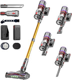 UNINELL HOME Cordless Vacuum Cleaner, 48000Pa 550W 65Mins Vacuum Cleaners for Home,LED Touch Display, Anti-Tangle Stick Vacuum Self-Standing, Vacuum Cordless Rechargeable for Pet Hair/Carpet