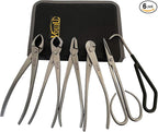 6-Piece Bonsai Tool Set,Concave Cutter,Knob Cutter,Jin Pliers,Wire Cutter,Bonsai Scissors, Root Hook