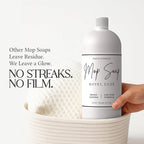 Mop Soap Highly Scented Fragrance, Long Lasting Luxury Floor Cleaner for Hardwood, Tile, Laminate & Stone, Low Suds No Residue Formula, All Mop Types, Made in USA, 32oz Hotel Luxe Fragrance