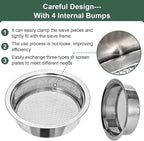 Soil Sieve Set Garden Soil Sifter Stainless Steel Mesh Sifter,Compost Sifter with 1,3,6,9,12mm Sieve Mesh and Bonsai Soil Scoop