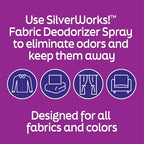 Fabric Spray Odor Eliminator For Home - Powerful, Natural Silver Ion Deodorizing Technology - Clothes, Furniture And Couch Deodorizer Odor Eliminator And Refresher Spray -16.9oz