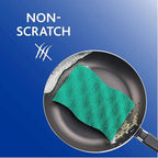 O-Cedar Scrunge Non-Scratch Scrub Sponge Multi-Use,All-Purpose,Odor-Resistant,Scrubbing Sponge Safely Cleans All Hard Surfaces in Kitchen and Bathroom,6 Count (Pack of 2)