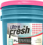 Ultra Fresh Platinum 5 Gallon Spring Fresh Scented Fabric Softener Liquid with Pump for Easy Dispensing for Up to 640 Laundry Loads (3 Pack)