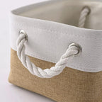 Small Baskets for Organizing, [6 PCS] Collapsible Storage Baskets for Shelves, Storage Bins Boxes Cubes for Clothes Books