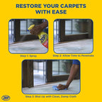 Zep High Traffic Carpet Cleaner - 1 Gallon (Case of 4) ZUHTC128 - Penetrating Formula Removes Deep Stains. Make High-Traffic Areas Look New Again