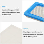 17211-Z8B-901 17211-zl8-023 Air Filter fit for Honda gc135 gcv135 gc160 gcv160 and gxv57 Engines Lawn Mower Air Cleaner 491588 399959 F220 tillers, Bomag BT60 (Blue 5 pack)