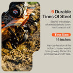 SuperHandy Tiller Cultivator – 7HP 209cc Engine, Adjustable Tilling Width & Depth, Heavy-Duty Steel Tines for Garden Soil Prep, Landscaping & Weed Removal (Front Tine Tiller)