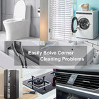 Crevice Cleaning Brush, Multifunctional Hard-Bristled Gap Scrub Brush, 2025 New Multifunctional Gap Cleaning Brush Tool, Dead Corners Brushes for Bathroom Kitchen Tiles Window Door Slots, 3pcs