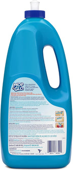 Mop & Glo Multi-Surface Floor Cleaner, Lemon Scent, 64 Oz Bottle, Case Of 6