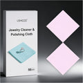 50pcs Jewelry Cleaning Cloth Polishing Cloth for Sterling Silver Gold Platinum Small Polish Cloth (3" x 3")