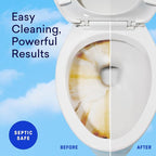 BLUELAND Toilet Bowl Cleaner Tablets, Starter Set, 14 Count with Tin, Peppermint Eucalyptus, Plastic-Free, No Harsh Chemicals, Plant-Based