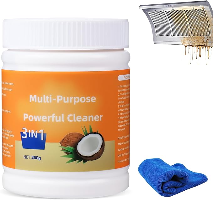 Multi-Purpose Powerful Cleaner for Kitchen,Heavy Kitchen Duty Degreaser,All-Purpose Cleaner Removes Stains