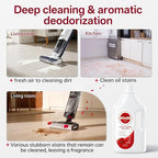 1L Floor Rose Cleaning Solution Compatible With Tineco/Bissell/Dreame And Shark, Fragrance Deodorization, Deep Cleans for Multiple Hard Floors, Suitable With Cordless Wet/Dry Vacuum Cleaner