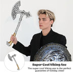 Viking Axe Prop,Plastic Toy Axe Viking Costume Accessories,Halloween Pirate Axe Cosplay Party