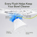 In-Tank Toilet Cleaner Bottle, Automatic Toilet Bowl Cleaners for Hard Water Stains, Septic System Friendly, Long Lasting Up to 180 Days / 1000+ Flushes