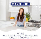 InterCare Marble and Travertine Cleaner, Natural Stone & Terrazzo Liquid Cleaner, Shower & Tile Surface Care, Floor, Walls & Countertop Cleaner and Degreaser, Refill Gallon