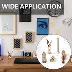 Self-Drilling Wall Anchor Screws Set, 400 Pieces, 4 Sizes, No-Drill Installation Kit with Zinc Plated Steel Dry Wall Screws no Drilling Required, Easy to Install (100)