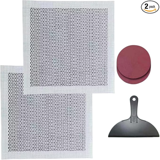 Professional Drywall Repair Kit 12x12 Inch - Self-Adhesive Mesh Patch for Large Holes in Walls & Ceilings, Quick & Easy Wall Hole Repair Kit(Heavy Duty)