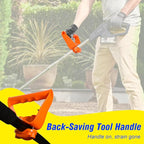 Back Saving Tool Handle Labor Saving Black, Shovel Handle Replacement for for Lawn and Garden Tools, Shovel Assist