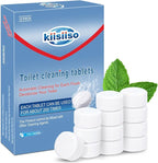 KIISIISO Toilet Bowl Cleaners Tablets(12 Pack), Household Lime Rust Removers, Automatic Toilet Tank Cleaner, with Sustained Release Technology for Bathroom Cleaners