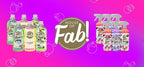 HOUSE OF FAB! Powerful All Purpose Cleaner, Dirt & Grime Removing Multi Purpose Cleaner, Used for Floors, Walls, and Any Hard Surface, Used on Large Areas, 33.8 FL Oz, 6 Pack, Sweet