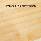 SUYU Kitchen Cabinet Organizer Shelf,Bamboo Spice Rack Set of 2,Space-Saving Countertop Organizer for Kitchen, Office, or Closet, Stackable and Nesting Shelves,White and Natural SCW201B