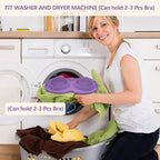 3PCS Bra Laundry Bag for Delicates, Machine Mesh Laundry Bags, Lingerie Protector for Bras, 2025 Upgrade No-Fallout Design - Lockable Zipper & 2 Keys for Bras, Underwear, Fits A-38DDCup