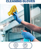 Schneider Vinyl Synthetic Exam Gloves, 4 Mil, Latex Free Disposable Gloves for Medical, Cooking, Cleaning, and Food Prep
