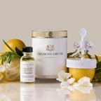 Diamond Drunk The Starter Collections - Non-Toxic, Fine Jewelry Cleaning Kit for Diamond, Gold, & Platinum Rings & More - 2 Months Supply of Safe, Sustainable Cleaner to Restore Shine - Patented Bauble Basket & Reusable Vessel