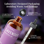 SU JUABA Lavender Essential Oil 4 Fl Oz, 100% Pure Natural Aromatherapy Oil for Diffuser, Skin Care, Relaxation, Sleep, Wool Dryer Balls - 118ML
