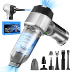 Mini Vacuum Cleaner, 3 in 1 Car Vacuum Cleaner High Power, 15000PA Powerful Suction, Air Duster, 7500mAh, Dual Filter,Adjustable Small Vaccum Portable Cordless for Cars,Desktop,Home - HL137