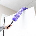 Fuller Brush Furry Wand Duster - 30" Netted Fiber Cleaner - Bendable Hand Sweeper Cleans Dust Dirt Lint & Cobwebs on Window Blinds Shelves Counters & More
