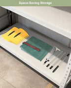 Leaf Rake Set: Adjustable Metal Leaf Rake with Expandable Head, 53 Gallon Reusable Collapsible Leaf Bag & Leaf Scoops Pick Up - Garden Leaf Collector Bag Holder Tools Lawn Yard Waste Cleaning