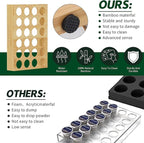 MinBoo BamBoo k cup holder Drawer or Countertop k cup Organizer Coffee Pod Holder Hold 24 Coffee Pod Storage Kcup coffee pods holder for coffee station Office and Kitchen k cup storage