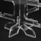 6-Tier Plastic Sunglasses Display Rack Eyewear Organizer Stand Multi-Layer Storage Holder for Desk and Home Use