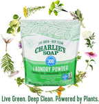 Charlie’s Soap Laundry Powder (300 Loads, 2 Pack) Hypoallergenic Deep Cleaning Washing Powder Detergent – Eco-Friendly, Safe, and Effective
