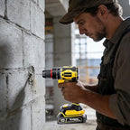 20V Cordless Brushless Drill Driver (3/8") - 24-Piece Compact Kit, 70Nm High Torque, 2.0Ah Li-Ion Battery for Home DIY & Apartment Repairs, Furniture Assembly