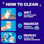 Mr. Clean Magic Eraser Sponge, Bathroom Cleaner, Shower Cleaner, Tub Cleaner, Soap Scum Remover, Bathroom Cleaning Supplies, Dawn Cleaning Power with Febreze Lavender Scent, 5ct