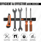 Vanitek 12-Inch Magnetic Metal Tool Holder Organizer Racks, Heavy-Duty Bar for Garage/Workshop (2 Pieces)