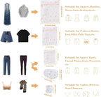 Mesh Laundry Bag, Durable Laundry Bags with Premium Zipper, 5-Piece Washing Machine Wash Bags for Delicates Blouse, Hosiery, Baby Clothes, Travel Organization Bag (Trees)