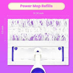 40 Cout Power Mop Pads Refills for Powermop , Multi-Surface Disposablen swiffer Power Mop Pads，Unscented Spray Cleaning Repalcement Pads Refill
